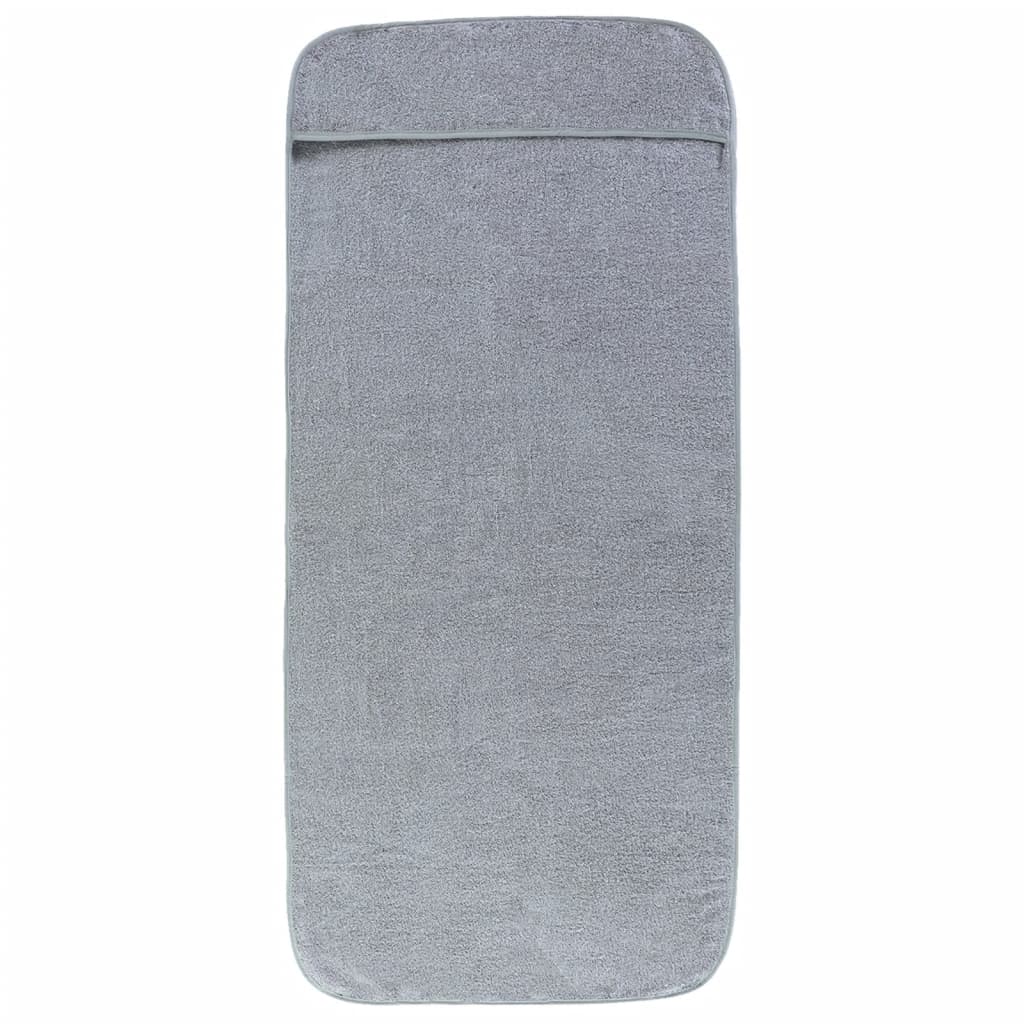 Vidaxl Strand ručníky 2 ks 400 g m² 75x200 cm tkanina šedá
