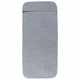 Vidaxl Strand ručníky 2 ks 400 g m² 75x200 cm tkanina šedá