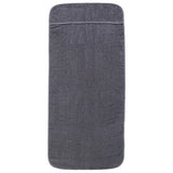 Vidaxl Strand towels 2 pcs 400 g m² 75x200 cm fabric anthracite -colored