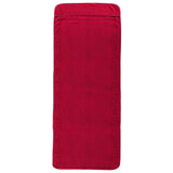 Vidaxl Strand towels 2 pcs 400 g m² 60x135 cm fabric burgundy red