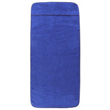 Vidaxl Strand towels 2 pcs 400 g m² 60x135 cm fabric royal blue