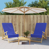 Vidaxl Strand towels 2 pcs 400 g m² 60x135 cm fabric royal blue