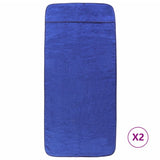 Vidaxl Strand håndklæder 2 stk 400 g m² 75x200 cm stof Royal Blue