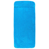 Asciugamani a filo Vidaxl 2 pezzi 400 g m² 60x135 cm in tessuto turchese