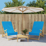 Asciugamani a filo Vidaxl 2 pezzi 400 g m² 60x135 cm in tessuto turchese