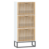 Kabinet bot Vidaxl 52x25x120 cm Vlastní dřevo bílé