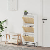 Kabinet bot Vidaxl 52x25x120 cm Vlastní dřevo bílé