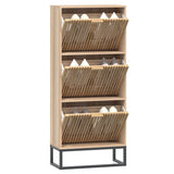 Skříňka na boty Vidaxl 52x25x120 cm zpracované dřevo