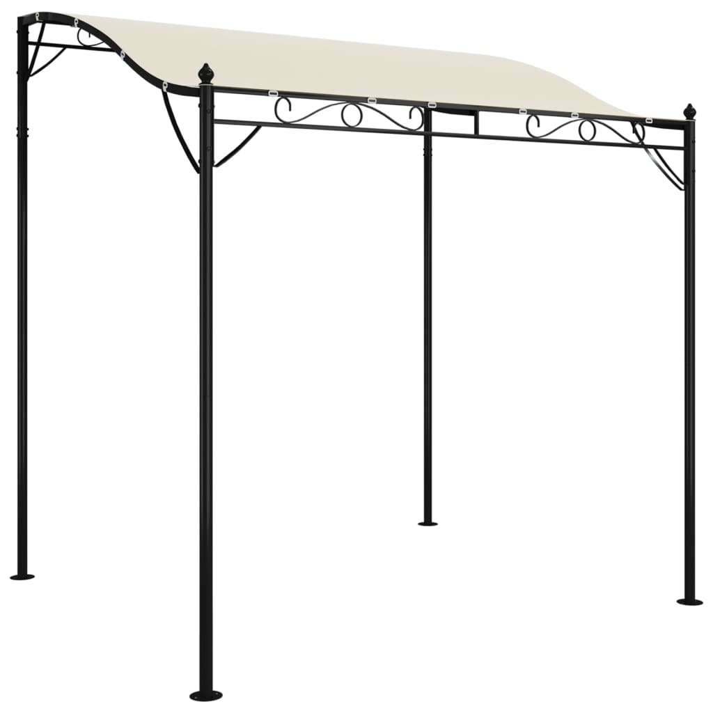Vidaxl luifel 2x2,3 m 180 g m² tkanina a ocelový krém -