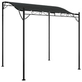Vidaxl luifel 2x2,3 m 180 g m² tkanina a ocelový antracity