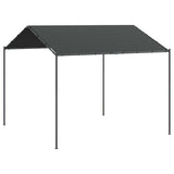 Vidaxl Gaart Pavillon 3x3 m Stol a Stoff Anthracit -Colored
