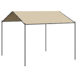 Vidaxl Garden Pavilion 3x3 m Acciaio e tessuto beige