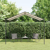 Vidaxl Garden Pavilion 3x3 m Acciaio e tessuto beige