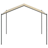 Vidaxl Garden Pavilion 4x4 M ocel a tkanina béžová