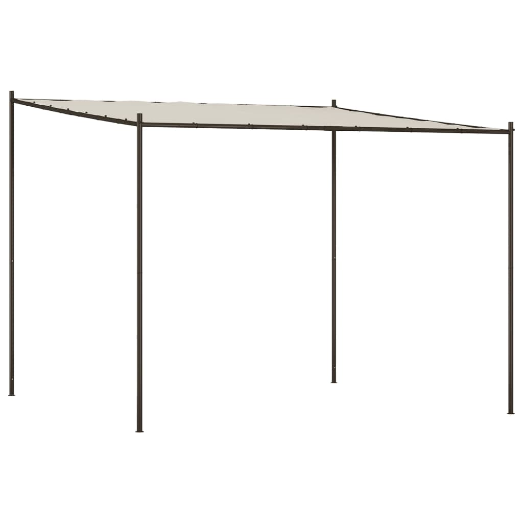 Vidaxl Arbor 3x3 m 180 g m² tkanina a ocelová bílá