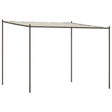 Vidaxl Arbor 3x3 m 180 g m² tkanina a ocelová bílá