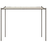 Vidaxl Arbor 3x3 m 180 g m² tkanina a ocelová bílá
