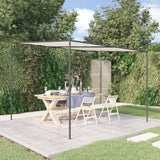Vidaxl Arbor 3x3 m 180 g m² tkanina a ocelová bílá