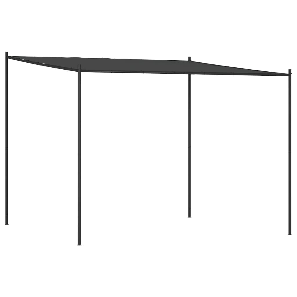Vidaxl Arbor 3x3 m 180 g m² tkanina a ocelový antracity -