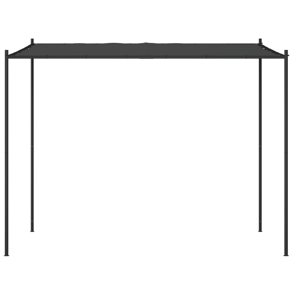 Vidaxl Arbor 3x3 m 180 g m² tkanina a ocelový antracity -