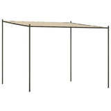 Vidaxl Arbor 3x3 m 180 g m² tkanina a ocelová béžová