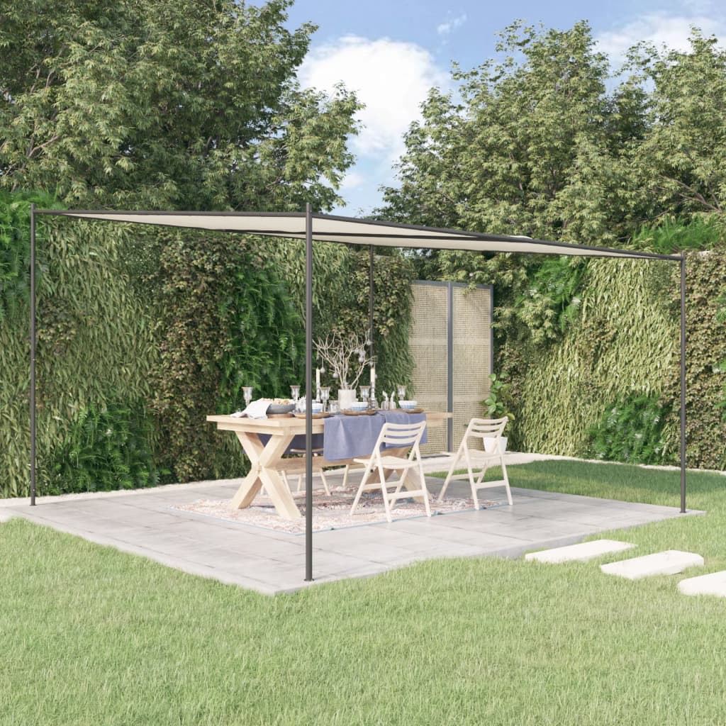 Vidaxl arbor 4x4 m 180 g m²st a Stahlwäiss