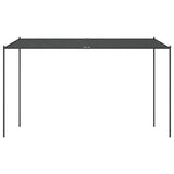 Vidaxl arbor 4x4 m 180 g m² stof og stål antracit -farvet