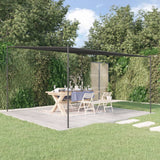 Vidaxl arbor 4x4 m 180 g m² stof og stål antracit -farvet