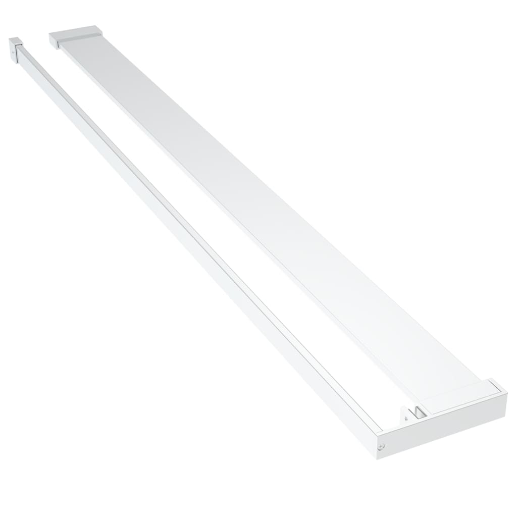 Vidaxl Walkschep na procházku -ve sprchové stěně 100 cm hliníkový chrom -