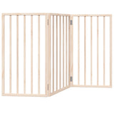 Vidaxl hundegjerde sammenleggbar 3 paneler 150 cm Poplar tre