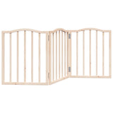 Vidaxl psí plot skládací 3 panely 150 cm topol dřevo