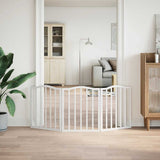 Vidaxl dog fence Collapsible 3 panels 150 cm Populierhout White