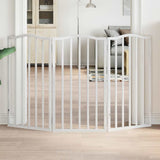 Vidaxl hund hegn sammenfoldelig 3 paneler 150 cm Populierhout White
