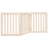 Vidaxl dog fence Collapsible 3 panels 150 cm poplar wood