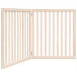 Vidaxl hundegjerde sammenleggbar 2 paneler 160 cm Poplar tre