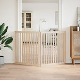 Vidaxl hundegjerde sammenleggbar 2 paneler 160 cm Poplar tre