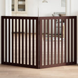 Vidaxl hundegjerde sammenleggbar 2 paneler 160 cm Poplar trebrun
