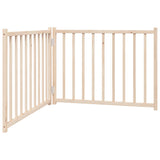 VIDAXL Hundezaun zusammenklappbar 2 Panels 160 cm Festkieferholz