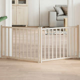 Vidaxl Dog Fence Plegable 2 paneles de 160 cm de pino sólido