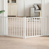 Vidaxl dog fence Collapsible 2 panels 160 cm Solid pine white