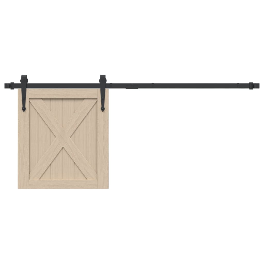 Sospensione Vidaxl Set per mini -skiver porta 122 cm in acciaio carbone nero