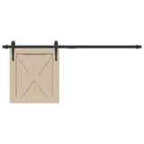 Sospensione Vidaxl Set per mini -skiver porta 122 cm in acciaio carbone nero