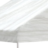 Vidaxl Arbor con tetto 4.08x2.23x3.22 m polietilene bianco