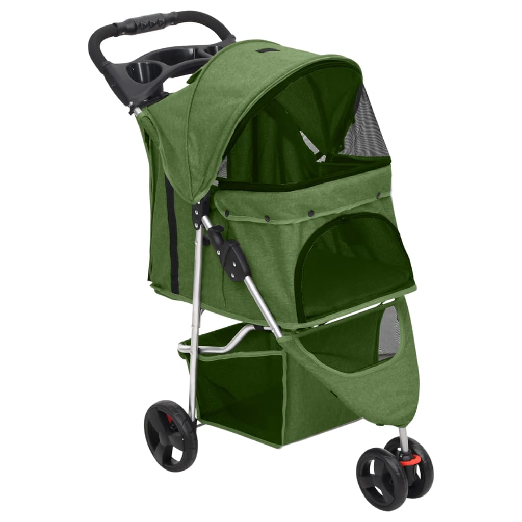 Vidaxl Hond Auto Auto flappbar 80x46x98 cm Oxford Stoff