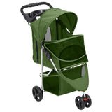 Vidaxl Hond Auto Auto flappbar 80x46x98 cm Oxford Stoff