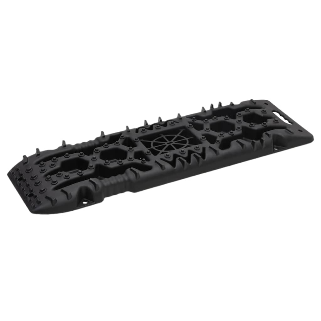 Vidaxl -Griffplatten 2 PCs 107x31x7 cm Nylonschwarz