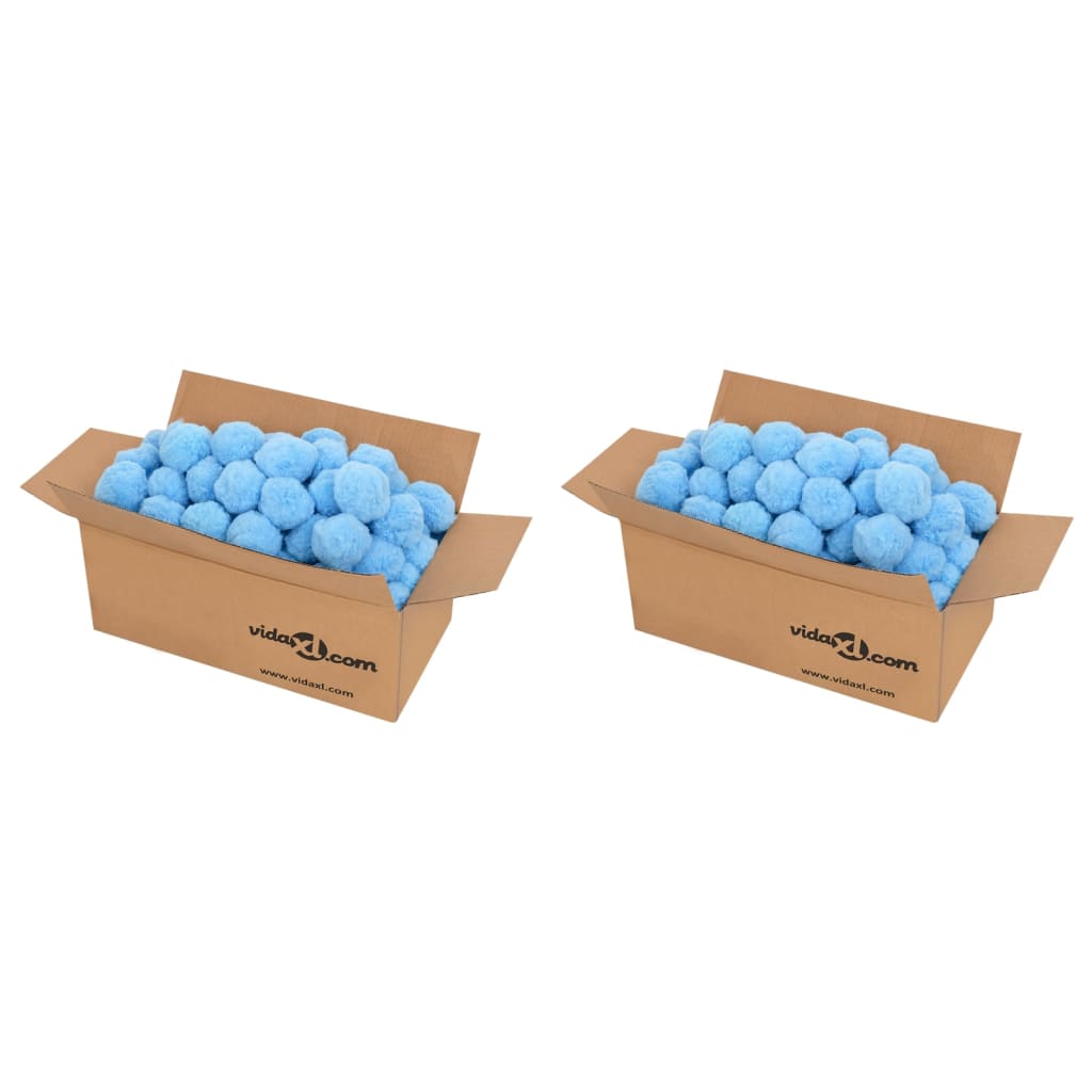 VIDAXL POLCI POLCI DELLA POLCA ANTIBACTERIALE 1400 G blu polietilene