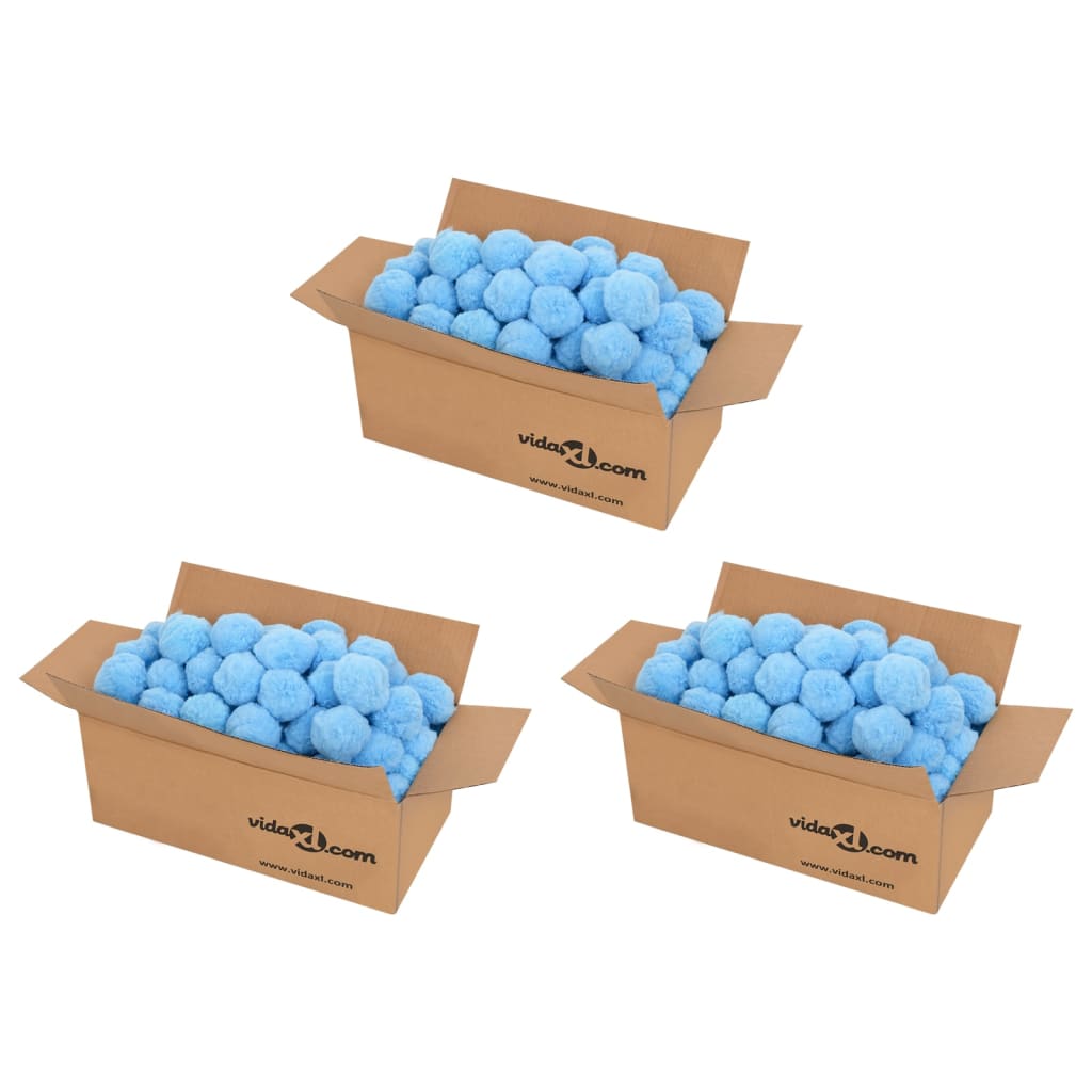 VIDAXL POLCI POLCA POLCI PERCHIO ANTIBATERIALE 2100 G blu polietilene
