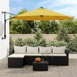 Vidaxl Wall parasol 290 cm yellow