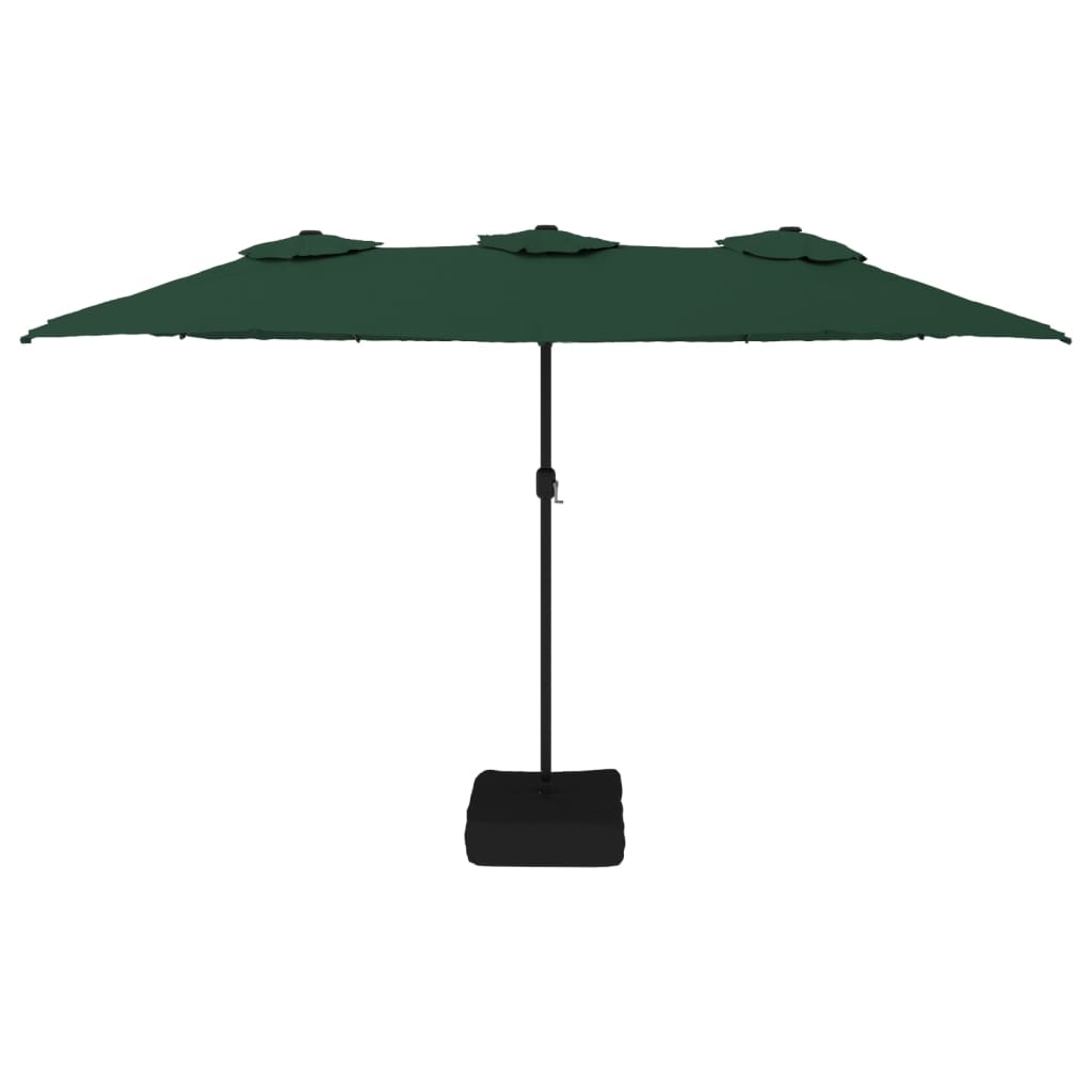 Vidaxl Parasol Double 449x245 cm Green